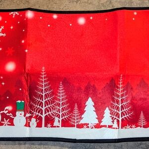 Festive Red Holiday Rug